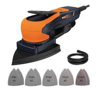 Ponceuse Triangulaire MAXXT avec Moteur Brushless 350W, Orbite de 3mm, 4000-10000RPM, Surface de Ponçage 100 * 152 * 152mm - Parfaite pour les Espaces Étroits