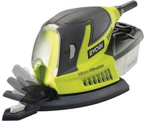 Ponceuse Triangulaire RYOBI, 100 W, 12 000 osc/min, 169 x 100 mm, Sac de Transport, 20 Abrasifs, RPS100-SA20