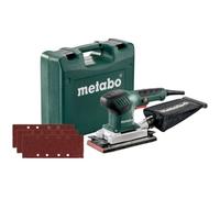 Set 1 x ponceuse Metabo, 3 x feuilles Smirghel, 1 x boîte de rangement, multicolore