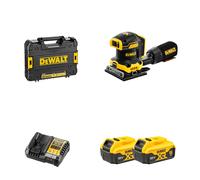 Ponceuse vibrante DCW200NT-XJ + 2 batteries 18V 5 Ah + 1 chargeur DCB1104-QW DEWALT