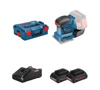 Ponceuse vibrante GSS 18V-10 + 2 batteries Procore 18V 4 Ah + 1 chargeur GAL 18V-40 BOSCH