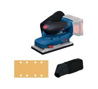 Bosch Ponceuse vibrante sans fil GSS18V-18 Professional - Sac à poussière + feuille abrasive