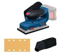 Ponceuse vibrante sans fil BOSCH PROFESSIONAL GSS18V-18, Sac a poussière, Feuille abrasive, Compatible Click&Clean