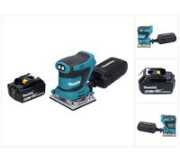 Ponceuse vibrante sans fil Makita DBO 482 G1 18 V 112 x 102 mm + 1 batterie 6,0 Ah - sans chargeur