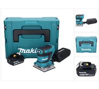 Ponceuse vibrante sans fil Makita DBO 482 G1J 18 V 112 x 102 mm + 1 batterie 6,0 Ah + Makpac - sans chargeur