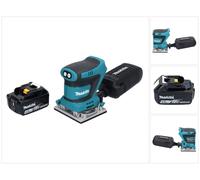 Ponceuse vibrante sans fil Makita DBO 482 M1 18 V 112 x 102 mm + 1 batterie 4,0 Ah - sans chargeur