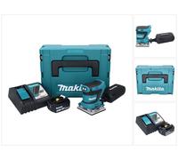Ponceuse vibrante sans fil Makita DBO 482 RF1J 18 V 112 x 102 mm + 1 batterie 3,0 Ah + chargeur + Makpac