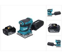 Ponceuse vibrante sans fil Makita DBO 482 T1 18 V 112 x 102 mm + 1 batterie 5,0 Ah - sans chargeur