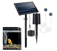 Pond Aérateur de pompe à air pour bassin | Aérateur de piscine 3 Mods | Pompe à air de bassin réglable, pompe à oxygène solaire 9V6W pour poussière extérieure