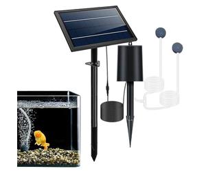 Pond Aérateur de pompe à air pour bassin | Aérateur de piscine 3 Mods | Pompe à air de bassin réglable, pompe à oxygène solaire 9V6W pour poussière extérieure