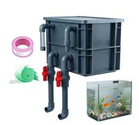 Pond Filter Box - Multifunctional Filtration Accessory Vibration-Free Aquat