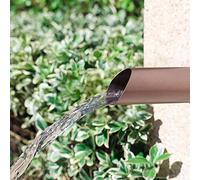 PONDO Fontaine à eau carrée de 20,3 cm en acier inoxydable brossé 316 pour jardin, piscine, étang, fontaine (YZ)