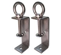 Ponezg Lot de 2 pinces en C 50 à 95 mm - Ouvertures de mâchoire réglables en acier inoxydable - Serre-joints en C - Petit serre-joint en métal - Support de serrage - Pince de table M8 M10