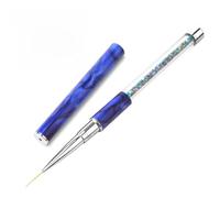 Pongnas 5 Types de Brosses pour Nail Art, Poils en Nylon avec Poignée Ergonomique pour Constructeur de Gel Acrylique, Outils de Conception D'ongles 3D et de (Stylo de peinture à tige à paillettes 03)
