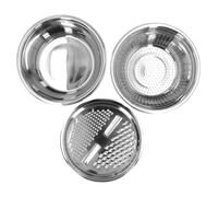 Pongnas Bassin à Râpe en Acier Inoxydable 3 Pouces - Bol à Salade Multifonctionnel avec Panier d'égouttage et Râpe à Julienne, légumes en Acier Inoxydable 201 de qualité Alimentaire pour Laver,