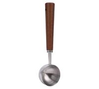 Pongnas Cuillère Doseuse à café - Cuillère en Acier Inoxydable 304 avec Manche en Bois de 7,5 Pouces, Mesure 10 G pour Marc de café, thé, Poudre à Pâte - Passe au Lave-vaisselle, Outil de Cuisine