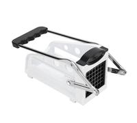 Pongnas frites en Acier Inoxydable pour Pommes de Terre, Carottes, Concombres - -légumes Manuel avec Grille de 1 X 1 Cm, Outil de Cuisine Compact de qualité Commerciale, 9,65 X 3,15 3,94 Pouces