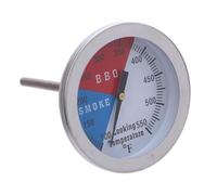 Pongnas Jauge de Température de Gril de Four en Acier Inoxydable de 100 à 550 ℉ avec Sonde à Aiguille Courte pour la Cuisson au Rôtissage au Barbecue - Température du Four à Cadran Mécanique