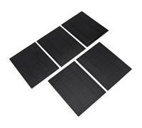 Pongnas Kit de 5 Panneaux Solaires Monocristallins 5 W - Cellules Solaires Portables avec Revêtement ETFE Résistant aux Intempéries pour Jouets électriques, Projets Extérieurs, Expériences