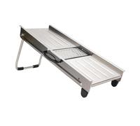 Pongnas légumes Polyvalent 4 en 1 - Hachoir Manuel en Acier Inoxydable avec 4 Lames Interchangeables pour Trancher, Râper, Râper, Gratter les Pommes de Terre, les Oignons, les Carottes, le Fromage -