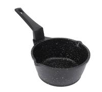 Pongnas Maifan Stone Petite Poêle à Huile Chaude - Casserole Antiadhésive pour Faire Fondre, Réchauffer le Lait et Préparer les Aliments - Conception Compacte et Profonde avec Poignée Amovible,