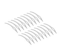 Pongnas Outil de Verrouillage de Dreadlocks 18 Pièces, Aiguille de Serrage Rhombique pour Sisterlocks et Locs, avec Bouteille Porte-clés pour le Rangement, en Alliage Durable