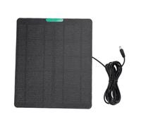 Pongnas Panneau Solaire ETFE 10 W pour Caméra de sécurité - Kit Solaire Universel 5 V DC5521 avec Conception Résistante aux Intempéries IP66, Supports de Montage et compatibilité Plug-and-Play pour