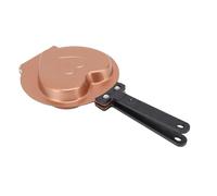 Pongnas Poêle à Gâteau Antiadhésive Double Face pour Crêpes, Gaufres, Crêpes et Sandwichs Grillés - Construction en Acier Ti, Design à Retournement Rapide, Batterie de Cuisine pour Petit-déjeuner