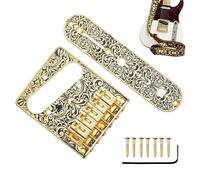 Pont de guitare - Ensemble d'accordage de précision, matériel de selle électrique, amélioration du son stable, fonction de réglage des cordes réglables, accessoires d'instrument, kit de pièces de