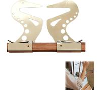 Pont de support de main d'artiste, support de mahlstick, repose-main réglable pour peinture, dessin, travail de détail, outil de dessin artistique créatif, support de main ergonomique en toile (1)