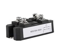 Pont Diode Redresseur, Module redresseur de pont, pont redresseur 150A, redresseur de pont à diode monophasée noir ampères haute puissance 1600V largement utilisé pour l'alimentation