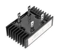 Pont redresseur, 1pc 100A Amp 1600V Tension 2-Phase Diode Pont redresseur haute puissance Black n Board Chargeur de batterie