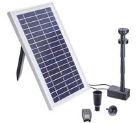 Pontec Pompe solaire PondoSolar 600 Control 600 l/h pour jeux d'eau Noir
