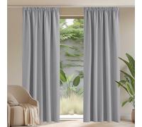PONY DANCE Rideau Occultant Galon Fronceur Thermique Isolant pour Chambre