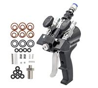 POOIQX Pistolet De Pulvérisation Mousse Polyuréthane P2 Purge D'air PU Injection AB Kit Revêtement Haute Pression À Deux Composants,résistant à la corrosion
