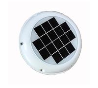 POOIQX Ventilateur D'échappement De Conduit D'aération Diamètre D'air Toit Solaire Rechargeable Φ120m D'admission For Caravanes Bateaux Serre RV Camping-car,Entretien facile