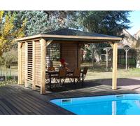 Pool House Bioclimatique avec 2 Parois de Vantelles - Foresta BLUETERM