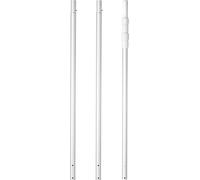 Pool Pole, perches télescopiques de 1 à 4,6 mm pour le nettoyage des piscines, perche télescopique professionnelle réglable avec 2 rallonges, perche robuste pour filet de skimmer, brosse, tête d'aspir