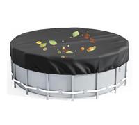 Pool Safety Covers Round Solar Blanket Pool Cover |Rainproof Foldable Blank | Rainproof Foldable Blanket Protector Replacement Parts, Safety Hot Tub Accessories for Summer Yard Outdoor Over Ground