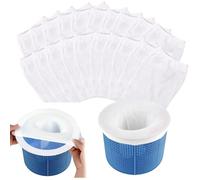 Pool Skimmer Socks,Chaussette skimmer piscine,Chaussette filtre Piscine,Prefiltre Skimmer Réutilisable et Super Élastique (20pcs)