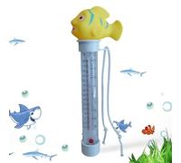 Pool Temperature Meter, Floating Gauge, Accurate Water Temp Readin, Floats Design, Precise Tester Cartoon Gauge for Outdoor Indoor Family Lake Home Shower and Children Use
