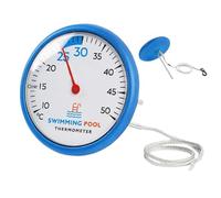 Pool Temperature Monitor - Precise Monitoring Easy Read, 3.94x5.12 Inches Waterproof Floating Water Temperature Gauge with Large Display, Accurate Thermal Sensor for Hot Tub Pond Spa Fish Tank