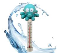 Pool Thermometer Floating - 6 x 5 x 21 cm Water Temperature Gauge | Eye-Catching Bath Temp Sensor For | Effortless Accurate Hot Tubs & Supplies | For Bathtub Spa Aquarium Lake Shower