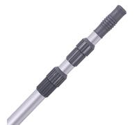 POOLAZA Perche Piscine Télescopique Aluminium 366cm pour Nettoyage | Aluminium Renforcé, Léger, Réglable 104-366cm, Raccord 3cm Universel, pour Épuisette, Brosse, Tête d'Aspiration