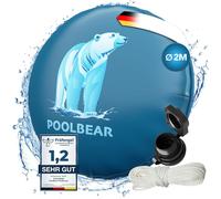 PoolBear 2x4m XXL coussin d'hiver pour piscine avec kit de réparation