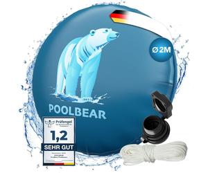 PoolBear 2x4m XXL coussin d'hiver pour piscine avec kit de réparation