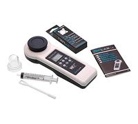 PoolLAB® 1.0 - Testeur Eau de Piscine et Spa 13 en 1 | Mesure : pH, chlore, brome, oxygène actif | Kit professionnel électronique | Bluetooth, application