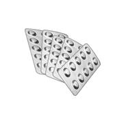 PoolLab® Lot de 50 pastilles de test pour photomètre DPD1 Convient également pour d'autres photomètres portatifs