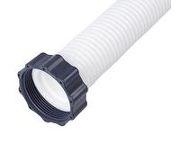 poolomio® pour filtres à sable Intex diamètre 38 mm| Tuyau Connector Intex 11535, tuyau de piscine de rechange | Tuyau de liaison pour moteur et cuve de filtration| Longueur env. 44 cm