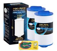 POOLPURE Lot de 2 filtres spa 4CH-21 remplace PDM25P4
